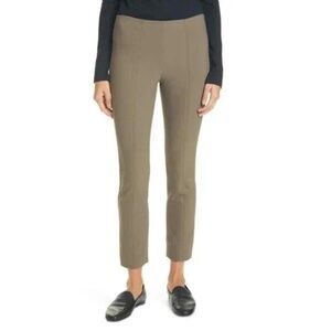 Vince Women's Stitch Front Seam Ponte Legging Pants Taupe Brown Size Small